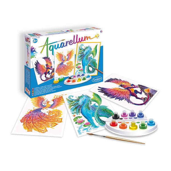 Aquarellum animaux mythiques