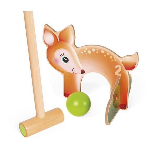 Jeu de croquet en bois king jouet Clearance