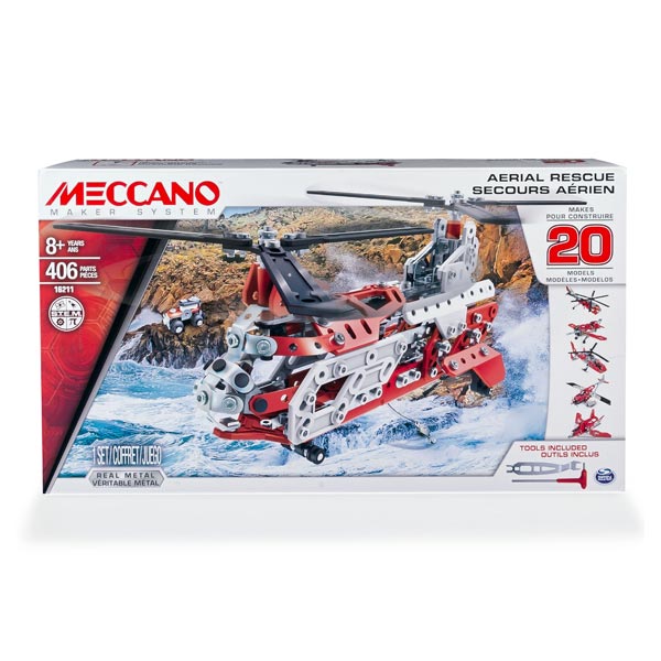 Hélicoptère 20 modèles Meccano