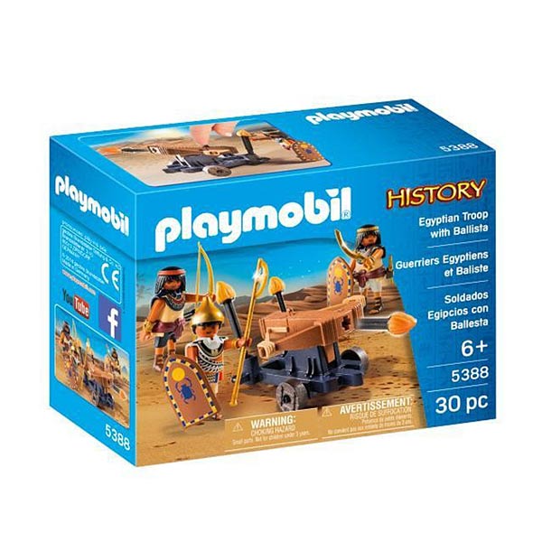 5388-Soldats du pharaon avec baliste - Playmobil History
