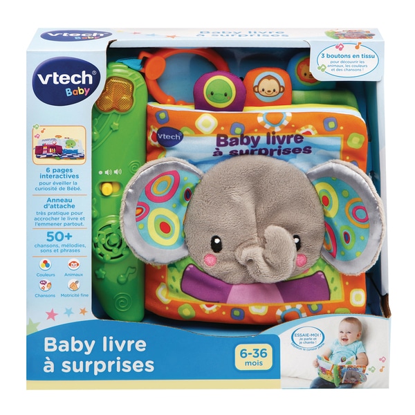 Livre Interactif Baby Livre A Surprises Vtech King Jouet Activites D Eveil Vtech Jeux D Eveil