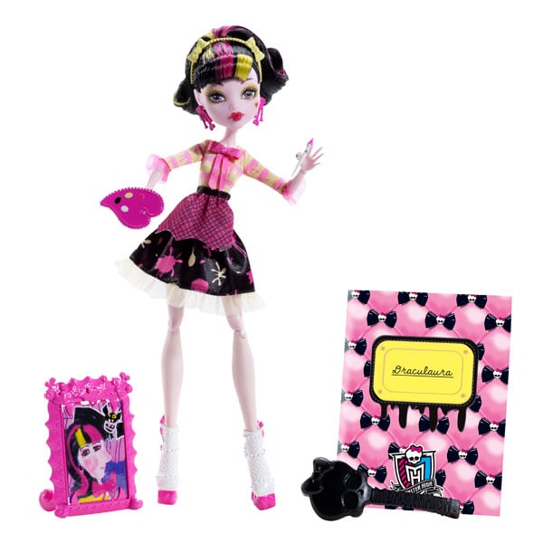 ref monster high poupee art class draculaura