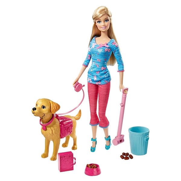 Barbie Animaux Rigolos Barbie Et Son Chien Taffy Mattel ...