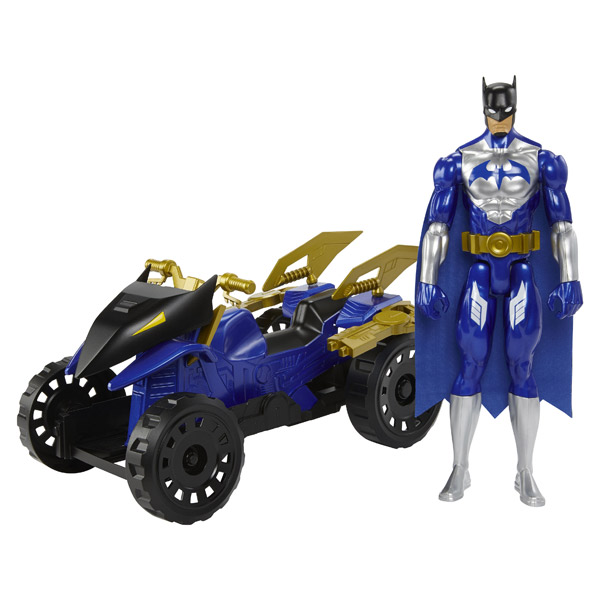 Quad 30 Batman Figurine Véhicule Terrain Avec Cm Tout vNnmyO80w
