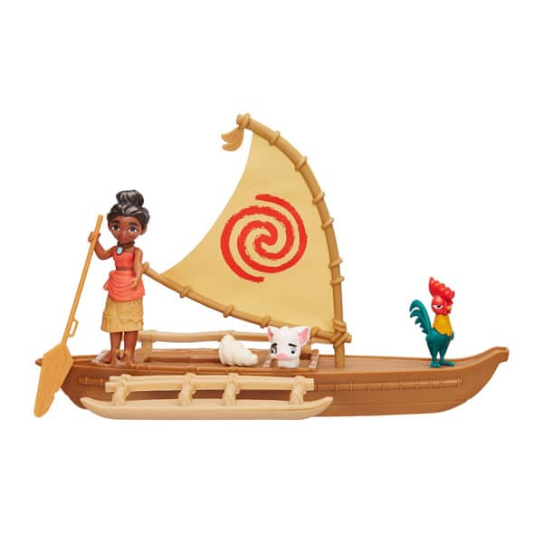 Vaiana Mini aventures en pirogue Hasbro : King Jouet, Figurines Hasbro ...