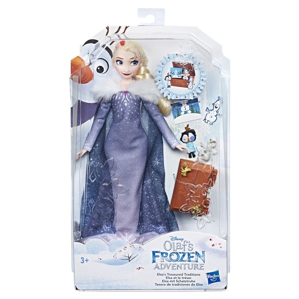 Reine Des Neiges Poupee Elsa Joyeux Noel Avec Olaf Hasbro King Jouet Poupees Mannequin Hasbro Poupees Peluches