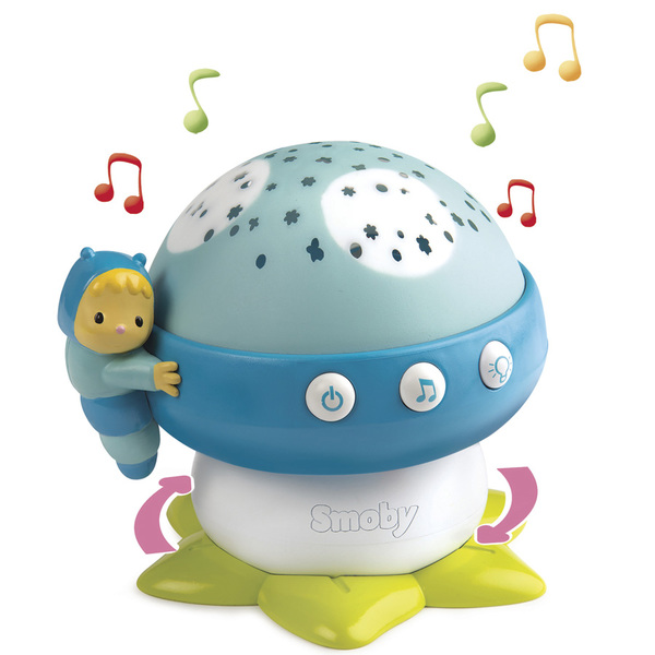 Veilleuse Musicale Cotoons Champignon Bleue Smoby King Jouet Veilleuses Smoby Jeux D Eveil