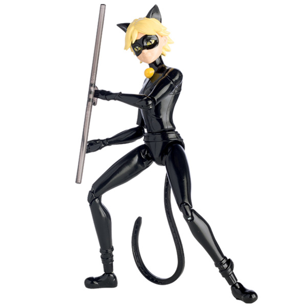 Miraculous Figurine Chat Noir 15 Cm Bandai King Jouet Figurines Bandai Jeux D Imitation Mondes Imaginaires