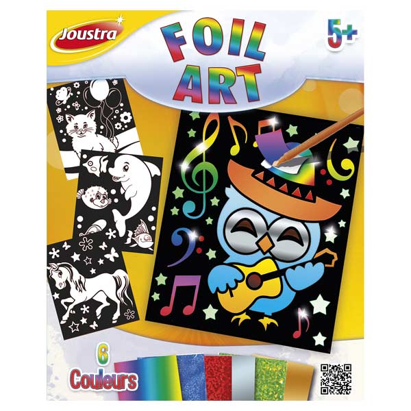 Cartes autocollantes Foil'Art