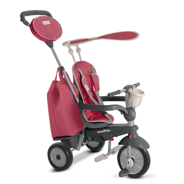 Tricycle évolutif 4 en 1 Voyage rouge smarTrike King Jouet, Tricycles