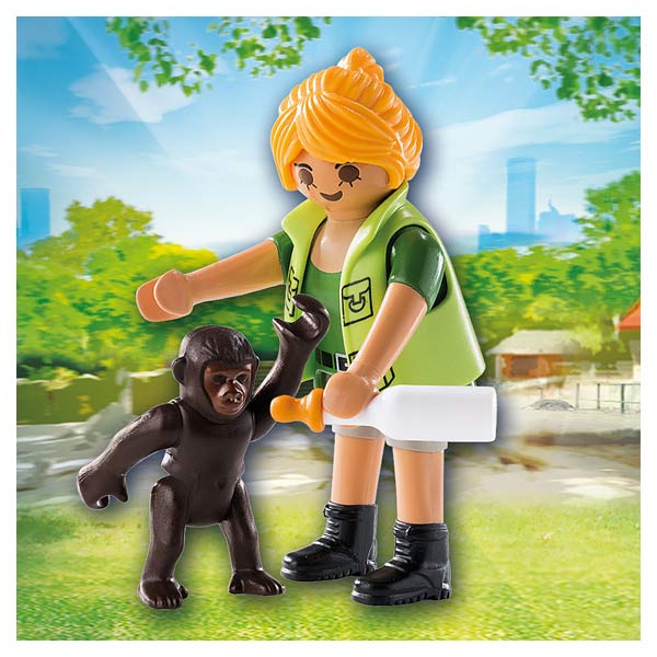 9074 Soigneuse Avec Bebe Gorille Playmobil Friends Playmobil King Jouet Playmobil Playmobil Jeux D Imitation Mondes Imaginaires