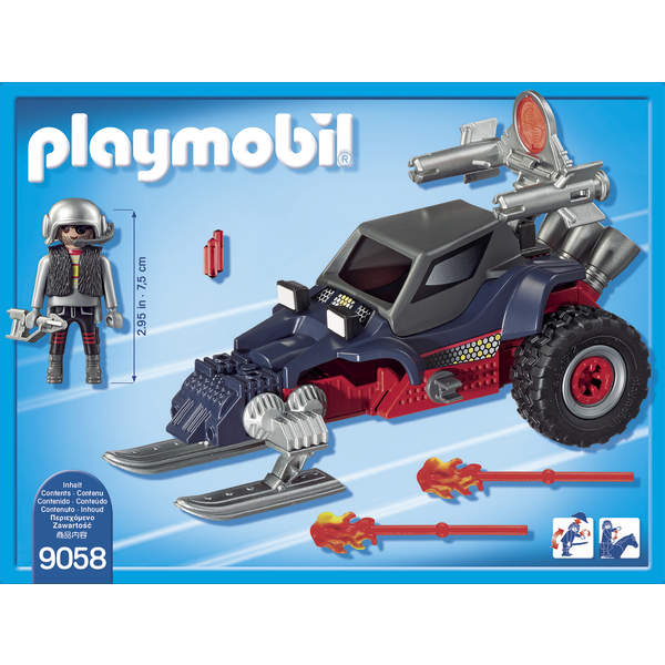 9058-Motoneige avec pirate des glaces Playmobil Playmobil : King Jouet, Playmobil Playmobil 