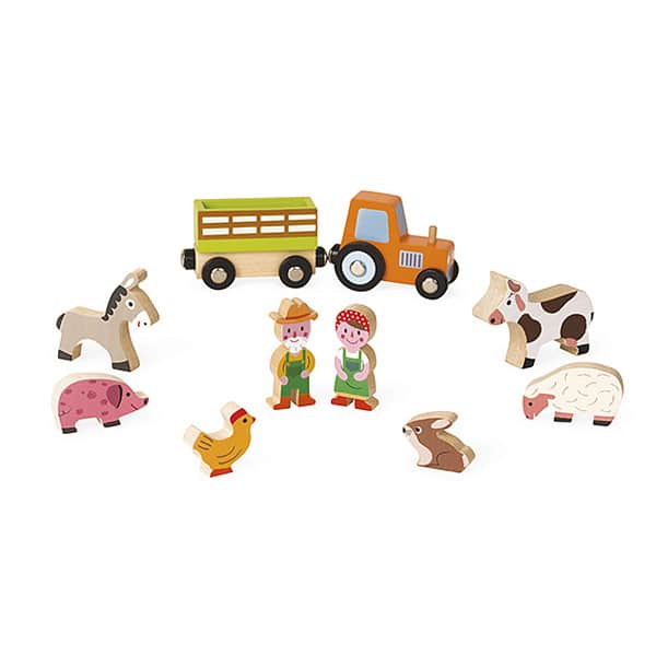 Mini Story Figurines Ferme En Bois