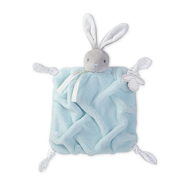 Plume-Doudou lapinou aqua 20 cm