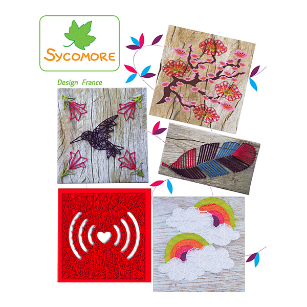 Coffret Lovely Box 5 Tableaux Fil Tendu Au Sycomore King Jouet Mode Bijoux Decoration Cosmetiques Au Sycomore Jeux Creatifs