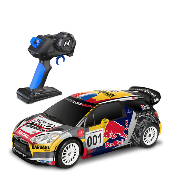 voiture radiocommandée citrën ds 3 redbull nikko : king jouet