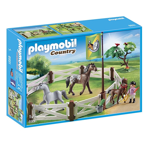 6931 - Enclos avec chevaux Playmobil Country