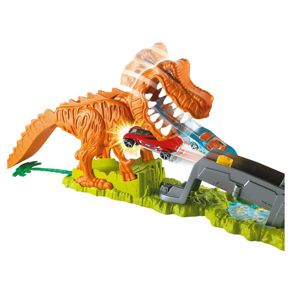 Hot Wheels TRex takedown et 18 véhicules Mattel King Jouet