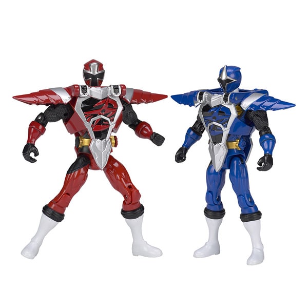 6 figurines power rangers