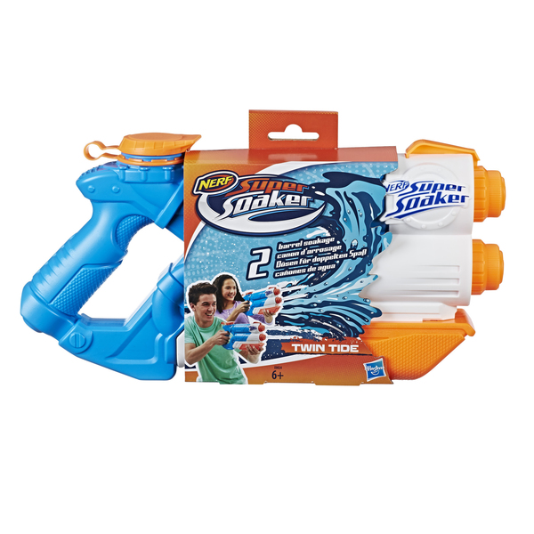 Pistolet à eau Nerf Super Soaker Twin Tide Nerf King Jouet, Jeux de tir Nerf Sport et Jeux