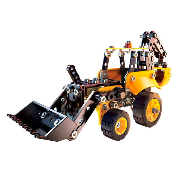 Tractopelle - Theme Chantier Meccano