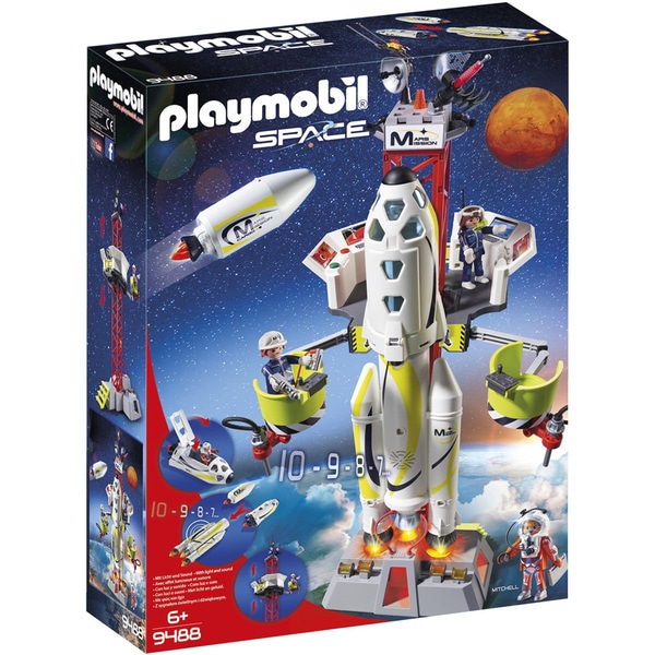 9488 - Fusée Mars avec plateforme Playmobil Space