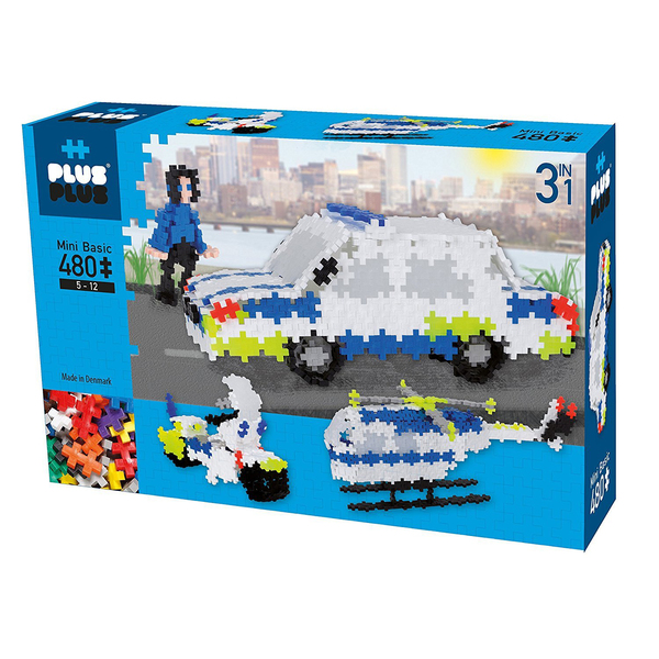 Plus Plus - Box mini basic 480 pièces Police