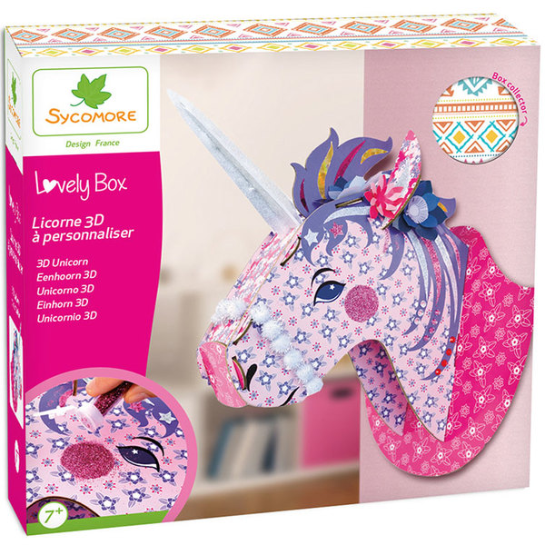 Kit créatif Lovely Box GM - Licorne 3D