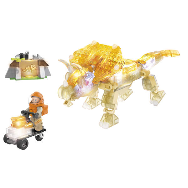 laser pegs triceratops