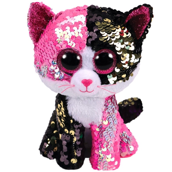 Flippables Peluche A Sequins Malibu Le Chat 23 Cm Ty King Jouet Peluches Ty Poupees Peluches