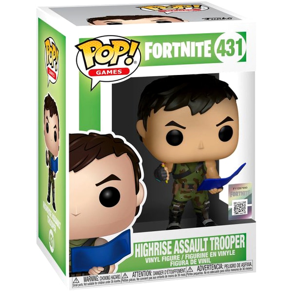 Funko Pop Fortnite Highrise Assault Trooper Funko King Jouet - funko pop fortnite highrise assault trooper