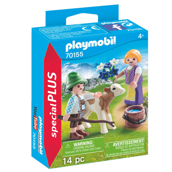 70155 - Playmobil Special Plus - Enfants avec veau