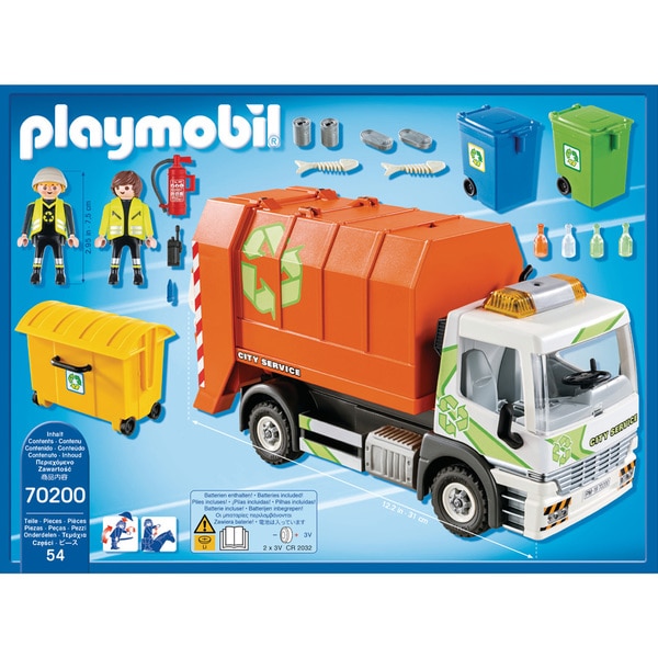 camion poubelle playmobil king jouet