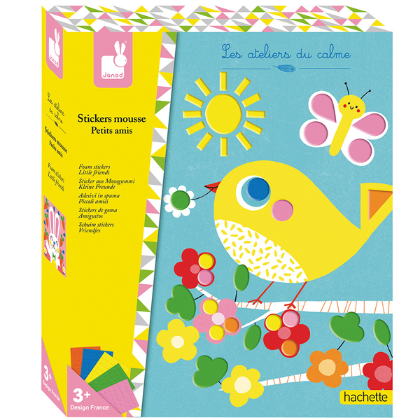 Les ateliers du calme-Stickers mousse petits amis