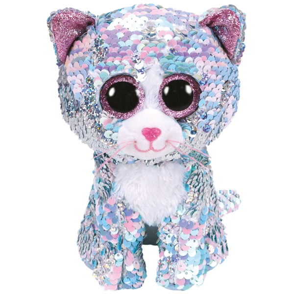 Flippables Small - Peluche sequins Whimsy le chat 15cm