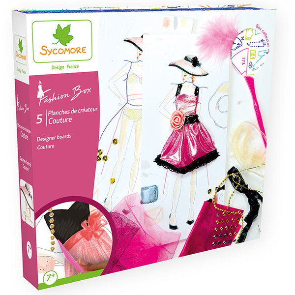 Sycomore Fashion Box - Kreativ-Set Zum Nähen & Stylen Mit Moodboard Für Kinder