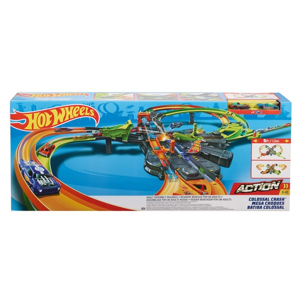 Circuit Colossal Crash Hot Wheels Mattel King Jouet Garages Et Circuits Mattel Vehicules Circuits Et Jouets Radiocommandes