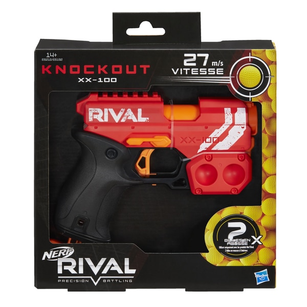 Recharge Nerf Rival - 25 balles en mousse Nerf : King Jouet, Nerf et jeux  de tirs Nerf - Jeux d'extérieur