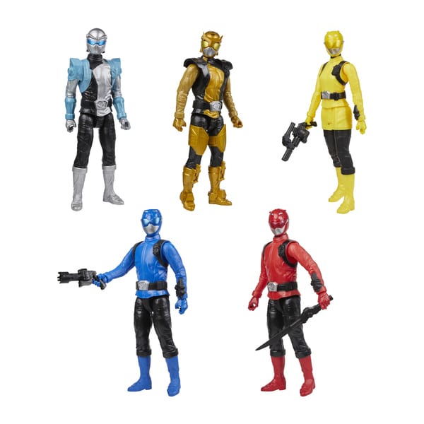 Pack 5 figurines Power Rangers Beast Morphers 30 cm