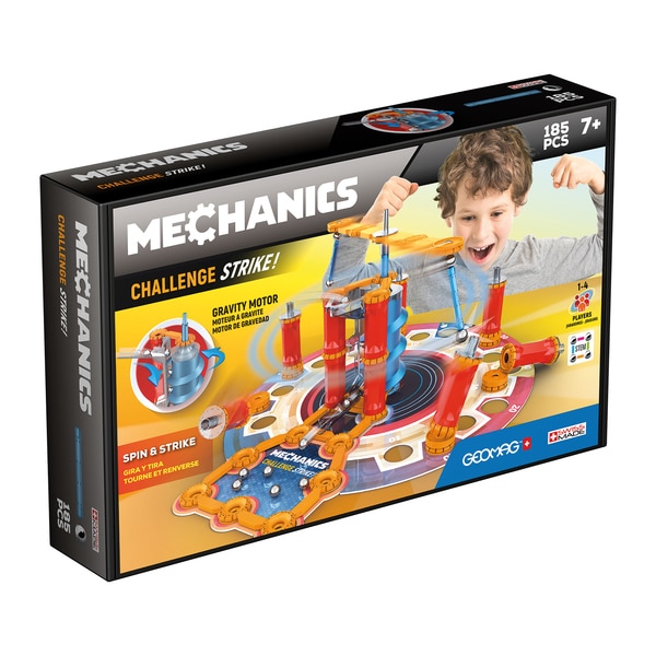 Gomag Mechanics Challenge Strike 185 Pieces Geomag King Jouet Constructions Magnetiques Billes Geomag Jeux De Construction