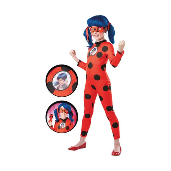 Déguisement Miraculous Ladybug 9/10 ans avec peluche Tikki