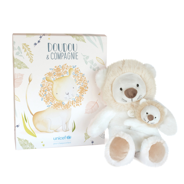 Peluche Lion Bebe Et Moi Unicef Doudou Et Compagnie King Jouet Doudous Doudou Et Compagnie Jeux D Eveil