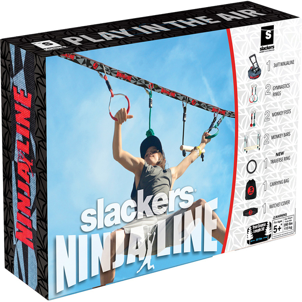 Ninja Line - Kit Parcours Obstacles 32 Pièces
