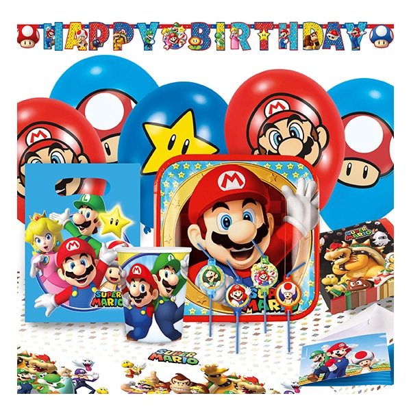 Kit Anniversaire Super Mario Party 8 Personnes Amscan King Jouet Anniversaire Amscan Fetes Deco Mode Enfants