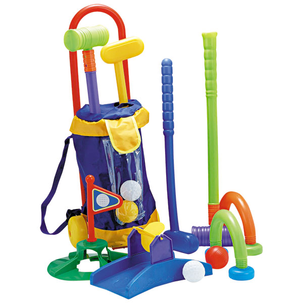 Sac de golf et jeu de croquet SUN & SPORT King Jouet, Jeux d'adresse