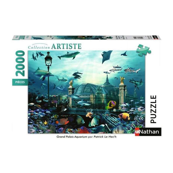 Puzzle 2000 pièces Grand palais aquarium