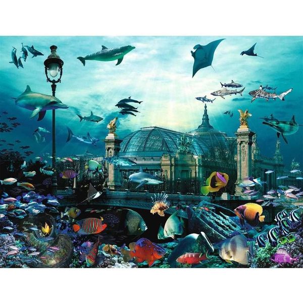 Puzzle 2000 pièces Grand palais aquarium