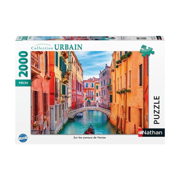 Puzzle 2000 pièces Sur les canaux de Venise