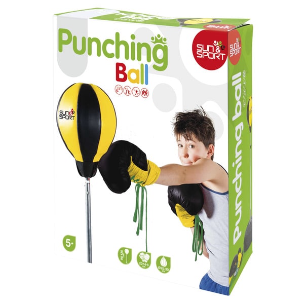 Punching Ball sur pied gants de boxe SUN and SPORT : King Jouet, Jeux  d'adresse SUN and SPORT - Jeux Sportifs