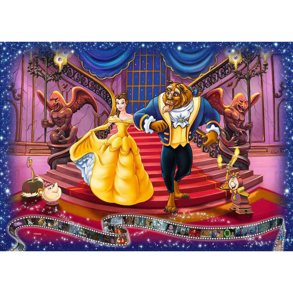 Puzzle 1000 pièces - La Belle et La Bête - Collection Disney 